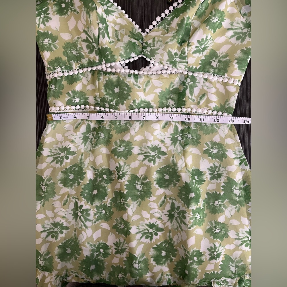 Hello Molly Drinking Games Green Viral Night Out Party Wear Mini Dress Size 6 - Picture 12 of 16